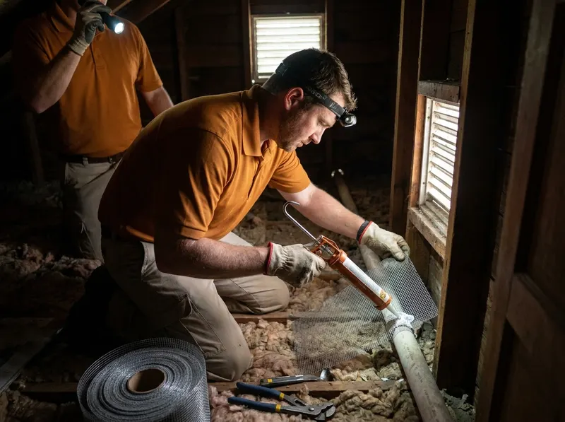 Attic and Crawl Space Rodent Exclusion in Shepherd, TX