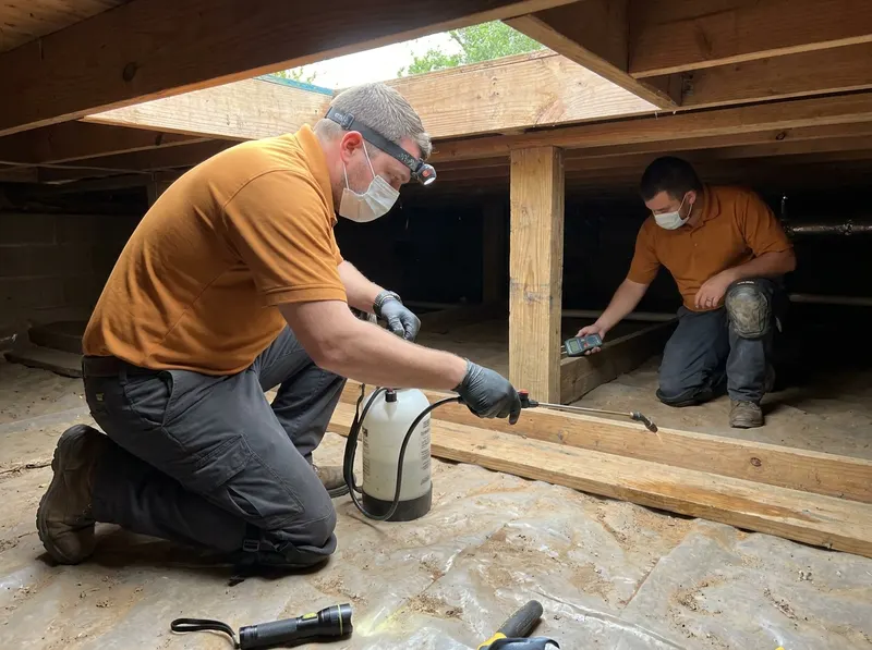 Crawl Space Moisture and Wood-Destroying Insect Defense in Shepherd, TX