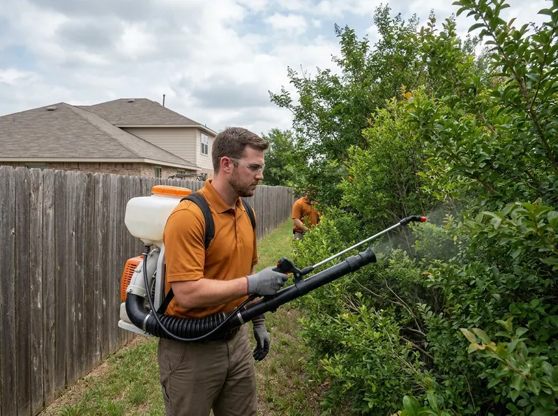 Seasonal Mosquito Reduction and Foliage Barrier in Shepherd, TX